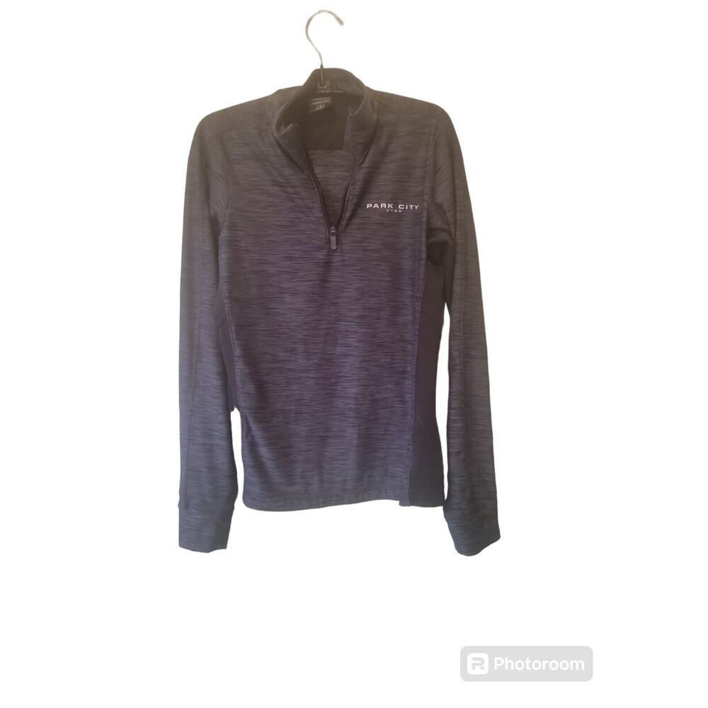 Outfitter Trading Co Performance Fleece 0ark City Utah Gray Long Sleeve Cold